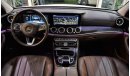 Mercedes-Benz E300 ORIGINAL PAINT ( صبغ وكاله ) Mercedes Benz E300 2017 Model!! in White Color! GCC Specs