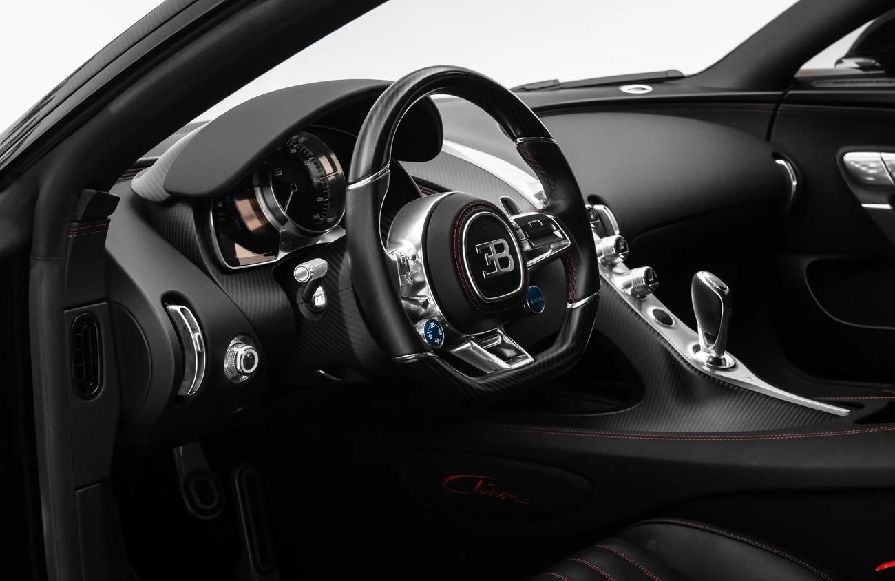 بوغاتي شيرون 8.0L W16 Quad-Turbo Engine