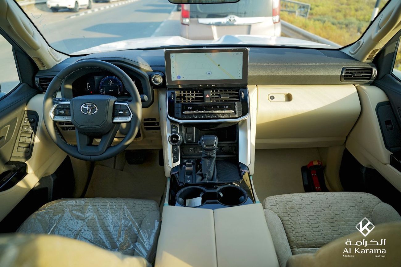 تويوتا لاند كروزر تويوتا لاند كروزر GXR سعة 3.5 لتر | خليجي | LC300 | سيارة دفع رباعي بشاحن توربيني مزدوج و7 مقاعد