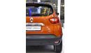 رينو كابتور EXCELLENT DEAL for our Renault Captur ( 2016 Model ) in Orange Color GCC Specs