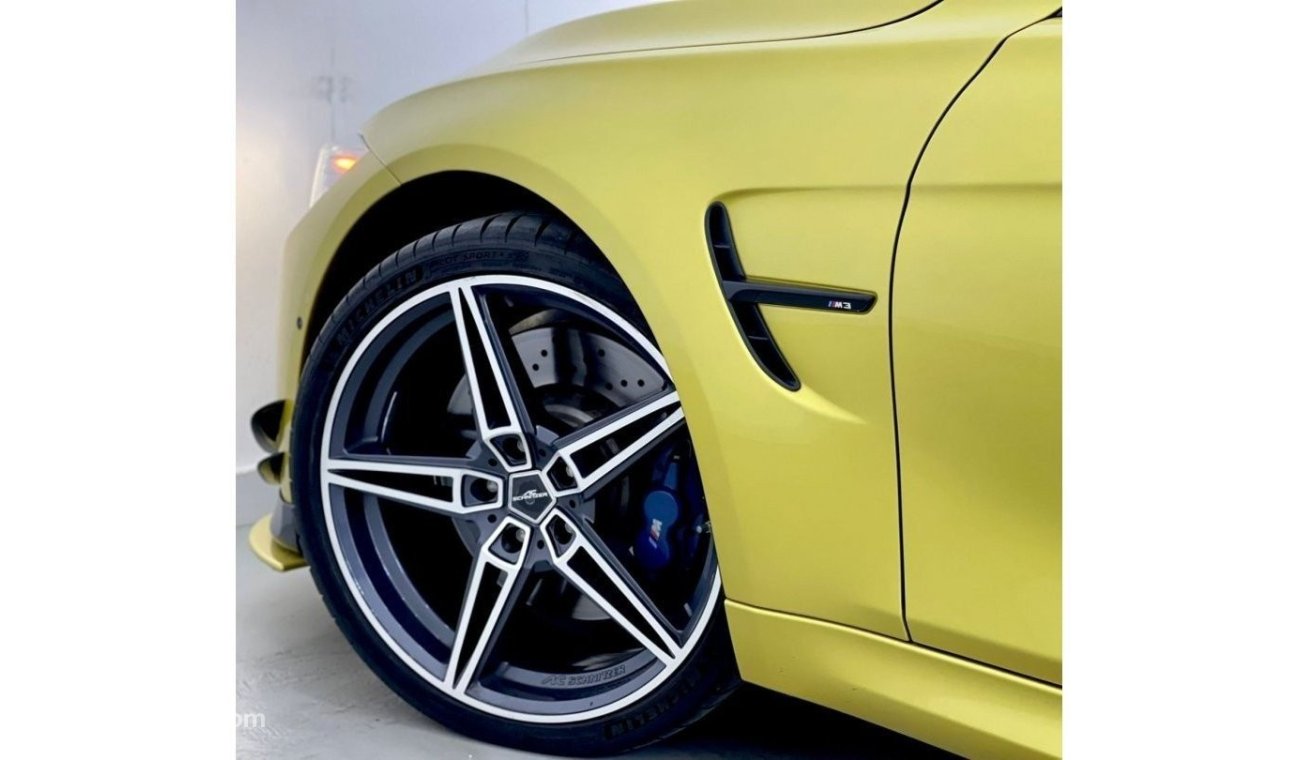 BMW M3 Std Std Std Std 2016 BMW M3(F80)-BMW Warranty-Full Service History-Service Contract-GCC.