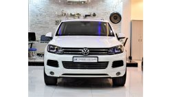 Volkswagen Touareg ( ORIGINAL PAINT صبغ وكاله ( FULL OPTION ) Volkswagen Touareg 2015 Model!! in White Color! GCC Specs