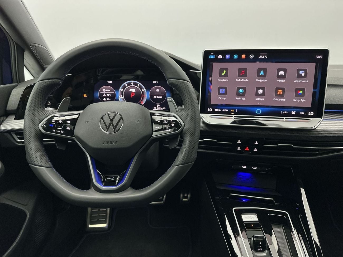 Volkswagen Golf R Base 2.0T Golf R Fabric Seats with Sunroof - DCC - Black Edition (Ref#37205)