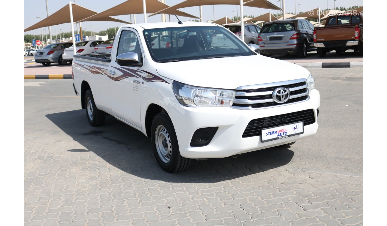 Toyota Hilux 4X2 SINGLE CABIN PICKUP WITH GCC SPECS