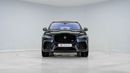 Jaguar F Pace SVR 5.0L UAE's Very Best Example | 2 Years Free Servicing | AED 3,415 Per Month