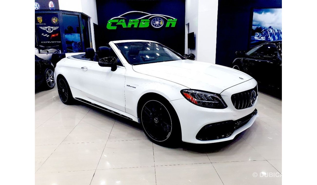 مرسيدس بنز C 63 كوبيه CONVERTIBLE - 2019 - 2,500 KMS ONLY -3YEARS WARRANTY OR 100KMS - ( 4,660 AED PER MONTH )