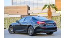 Maserati Ghibli | 3,995 P.M | 0% Downpayment | Perfect Condition | Agency Warranty