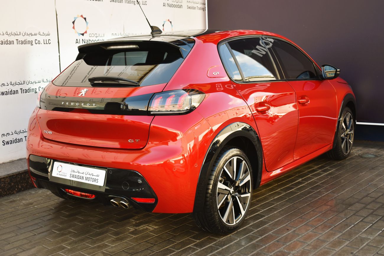 بيجو 208 AED 1279 PM | 1.2T L GT GCC AGENCY WARRANTY UP TO 2026 OR 100K KM