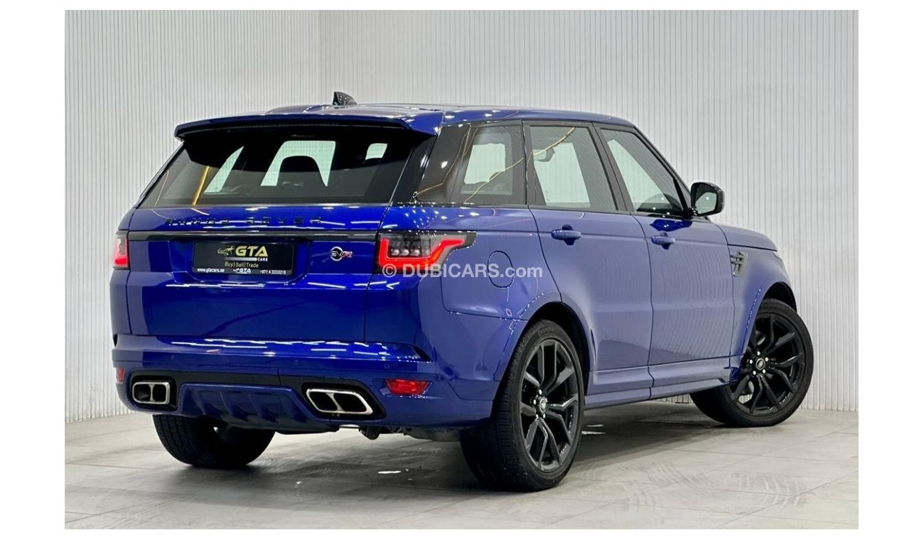 لاند روفر رينج روفر سبورت 2022 Range Rover Sport SVR Carbon, June 2025 Warranty, Service Contract, Full Options, Low Kms, Euro