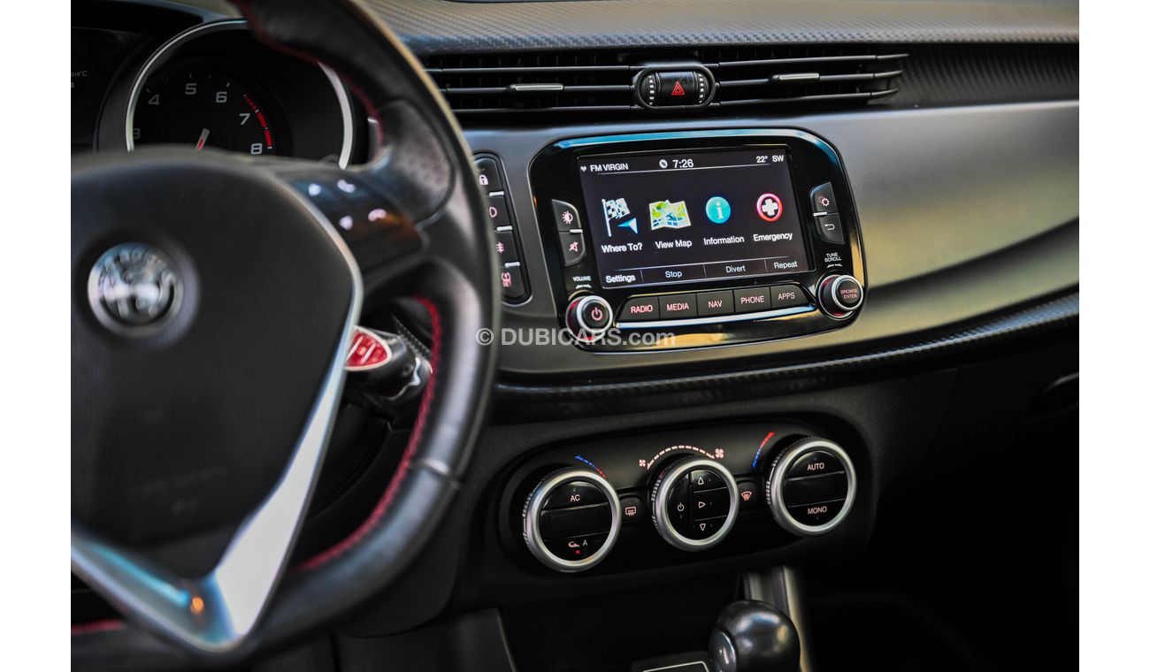 Alfa Romeo Giulietta Veloce | 1,526 P.M  | 0% Downpayment | Amazing Condition!