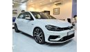 فولكس واجن جولف بلاس EXCELLENT DEAL for our Volkswagen Golf R 2018 Model!! in White Color! GCC Specs  ORIGINAL PAINT ( صب