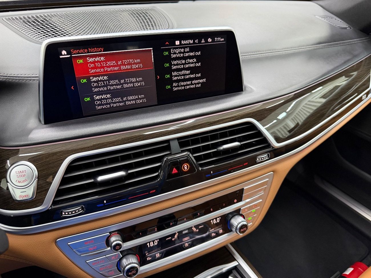 بي أم دبليو 730Li Exclusive 2.0L