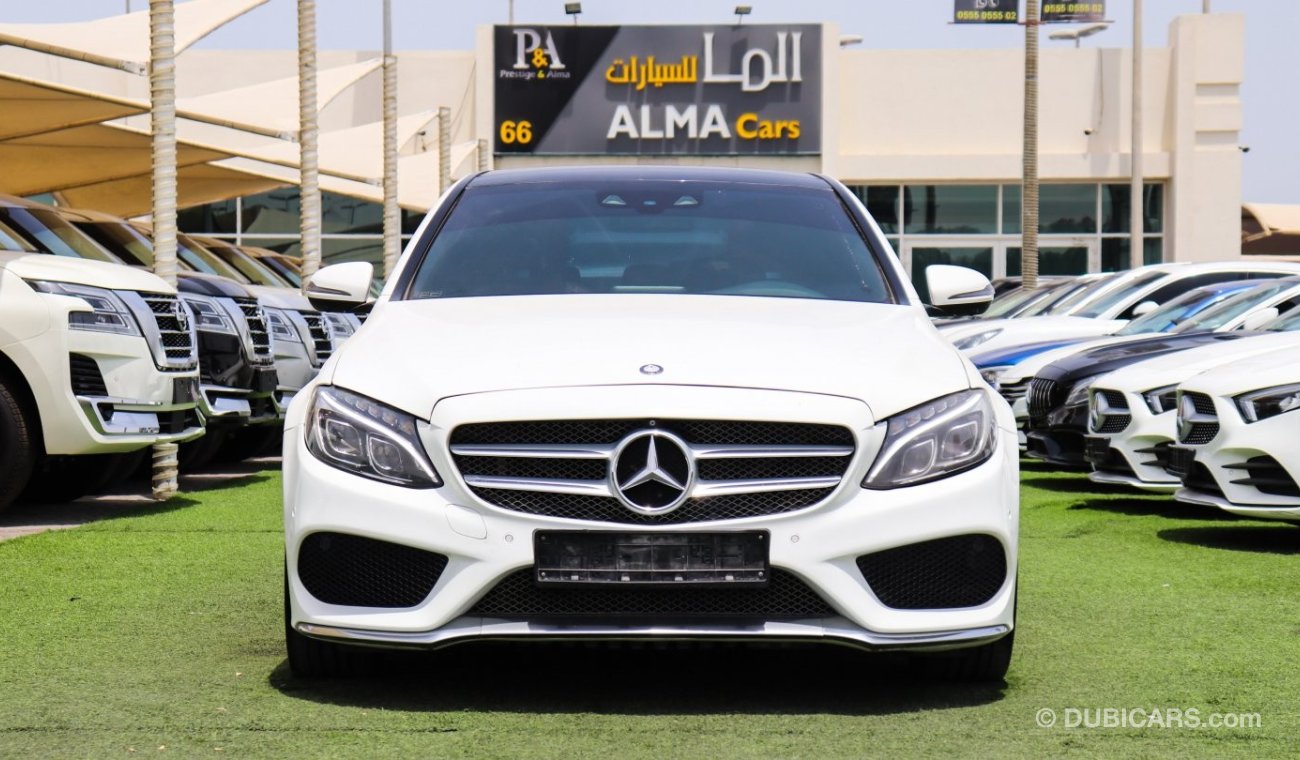 Mercedes-Benz C200 Gcc top opition AMG first owner