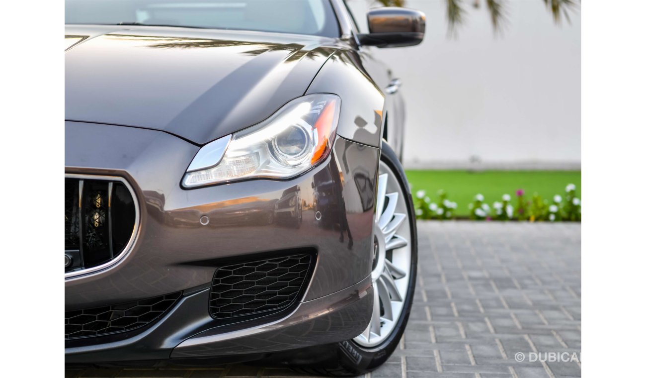 Maserati Quattroporte - GCC - AED 2,472 PER MONTH - 0% DOWNPAYMENT