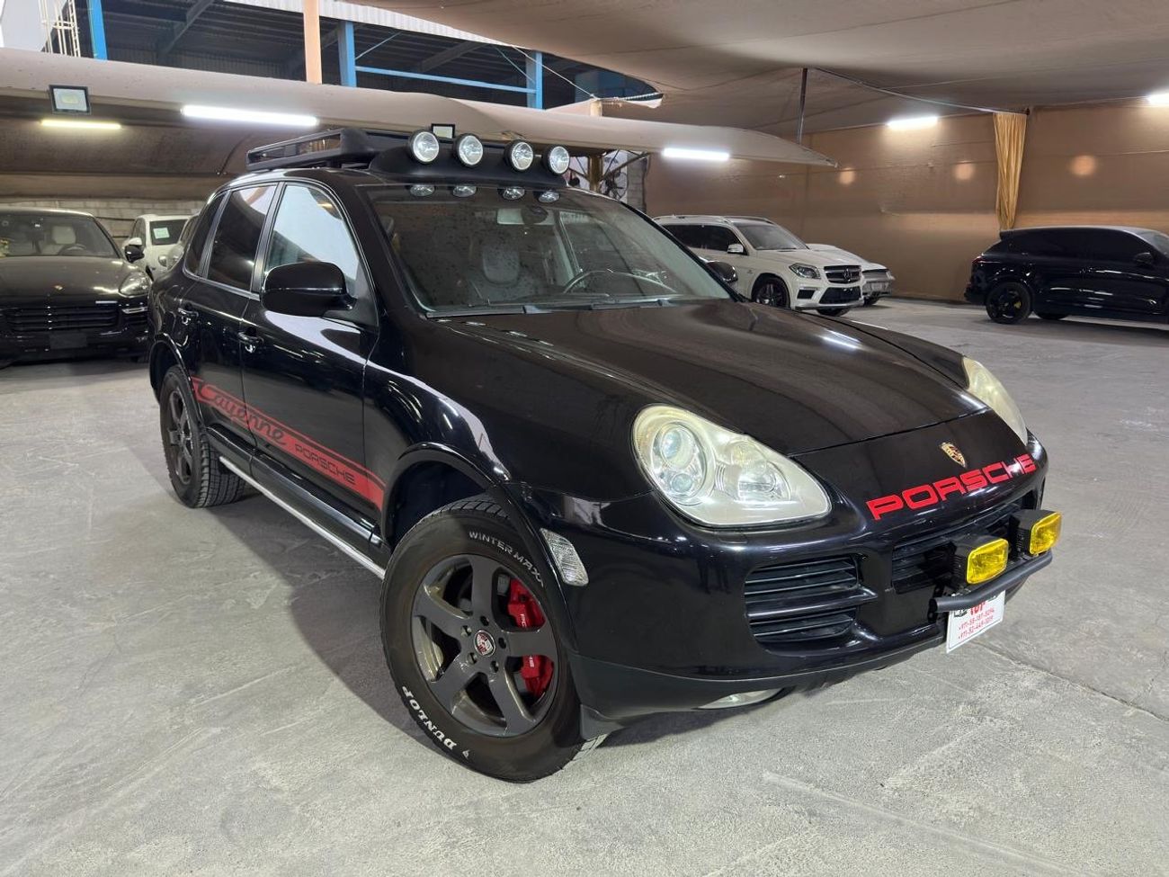 بورش كايان PORSCHE CAYENNE S 2006 4.5L | ROOF-MOUNTED LIGHT BAR | BLACK LEATHER SEATS | OFF-ROAD CUSTOMISED