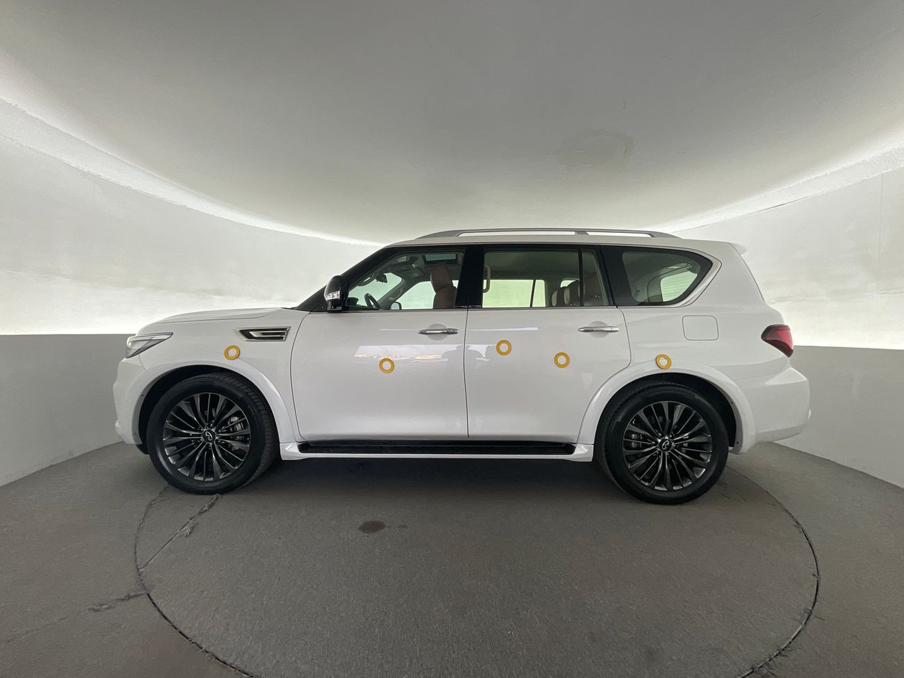 Infiniti QX80 Luxe Sensory ProActive - Black Edition | upto AED 20,000 Ramadan Discount | Guaranteed Warranty | 0 