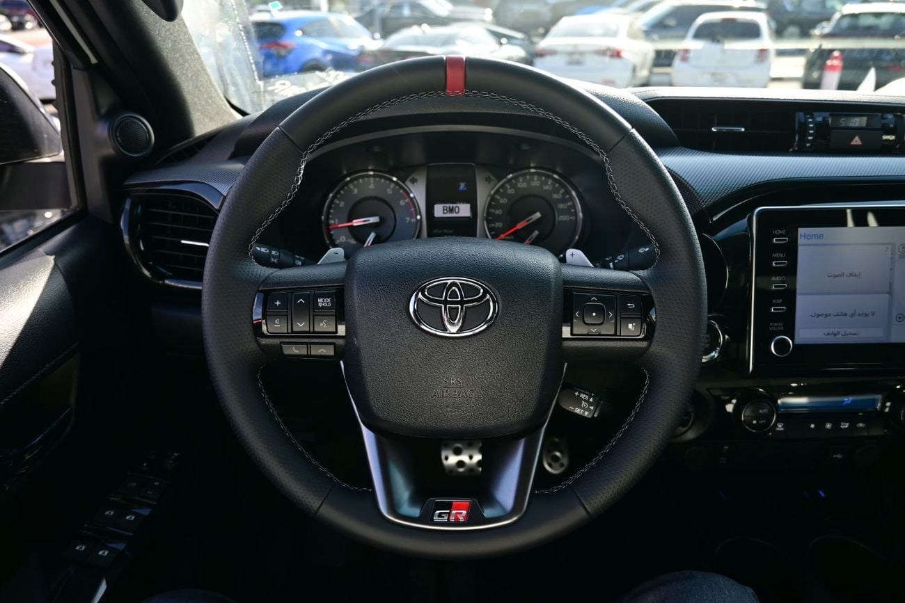 تويوتا هيلوكس Toyota Hilux GR Sport 4.0L V6, Petrol, 4WD, Pickup Color Black Model 2025