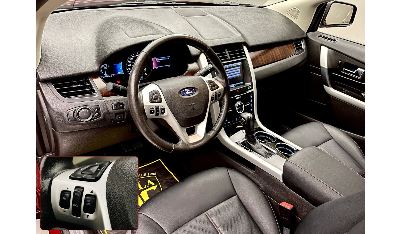 Ford Edge LIMITED + V6 + AWD + FULL LED + SUNROOF / UNLIMITED MILEAGE WARRANTY + FULL SERVICE HISTORY / 910DHS