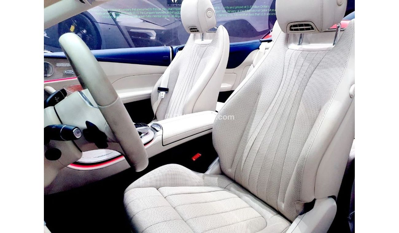 Mercedes-Benz E450 Coupe CONVERTIBLE - 2019 - 4000KMS ONLY - ONE YEAR WARRANTY - ( 2,950 AED PER MONTH)