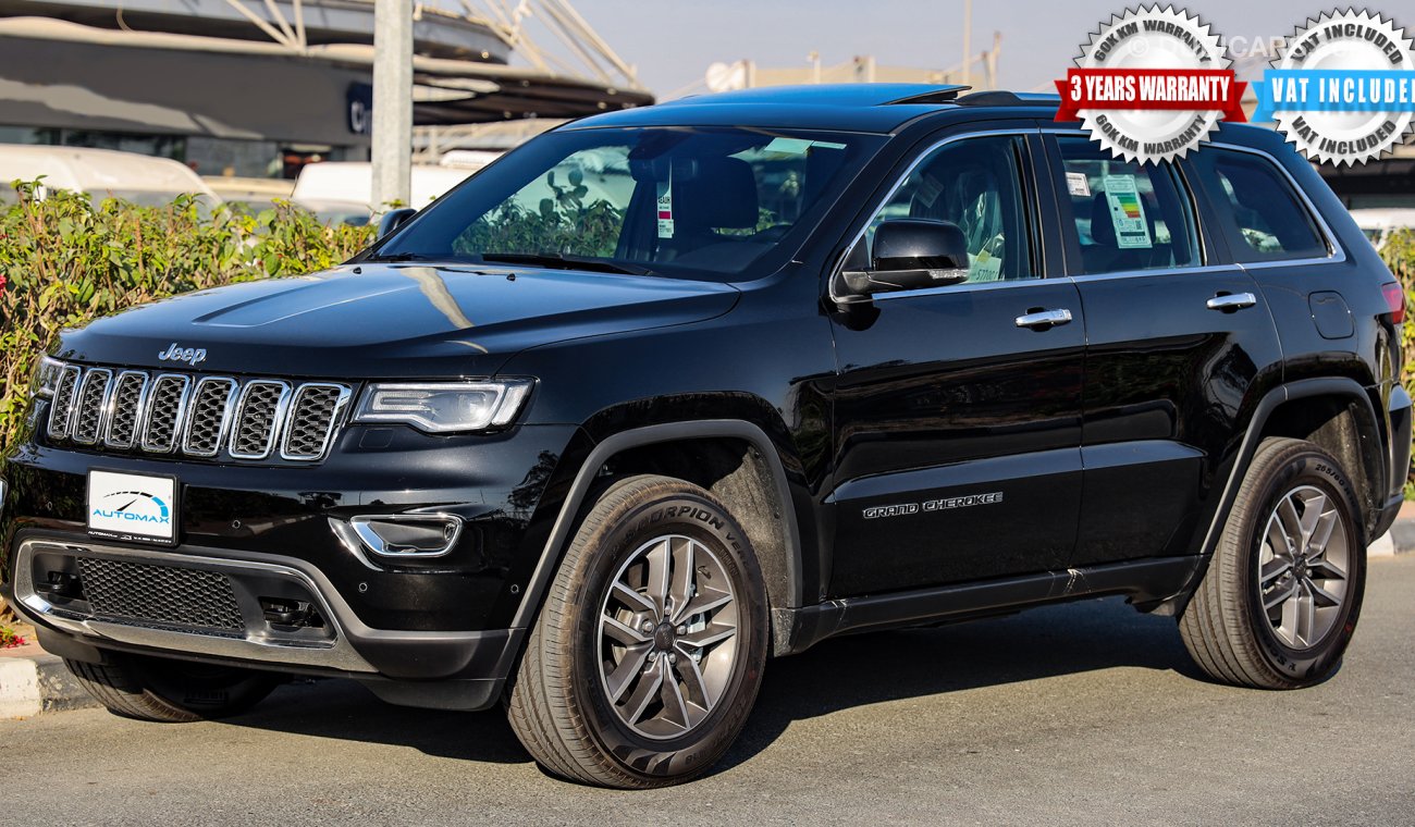 Jeep Grand Cherokee Limited V6 3.6L W/ 3Yrs or 60K km Warranty @ Official Dealer.