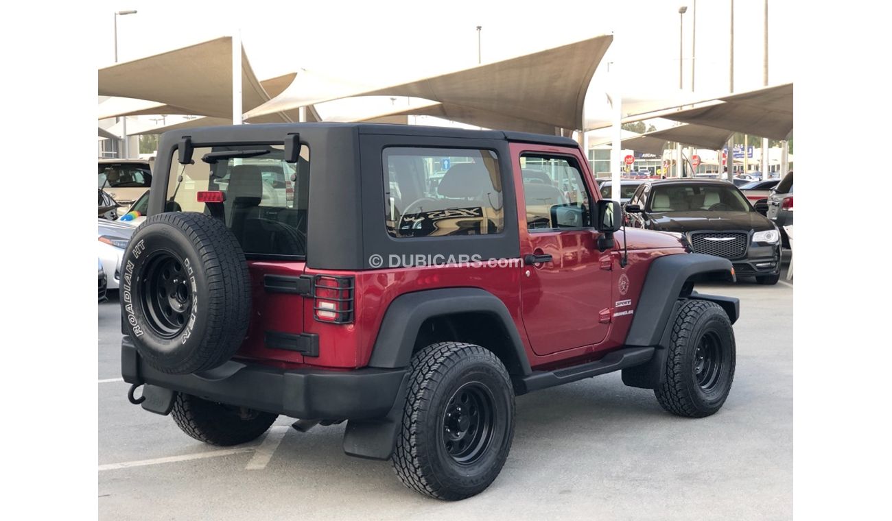 Jeep Wrangler JEEP WRANGLER SPORT MODEL 2012 car perfect condition full option