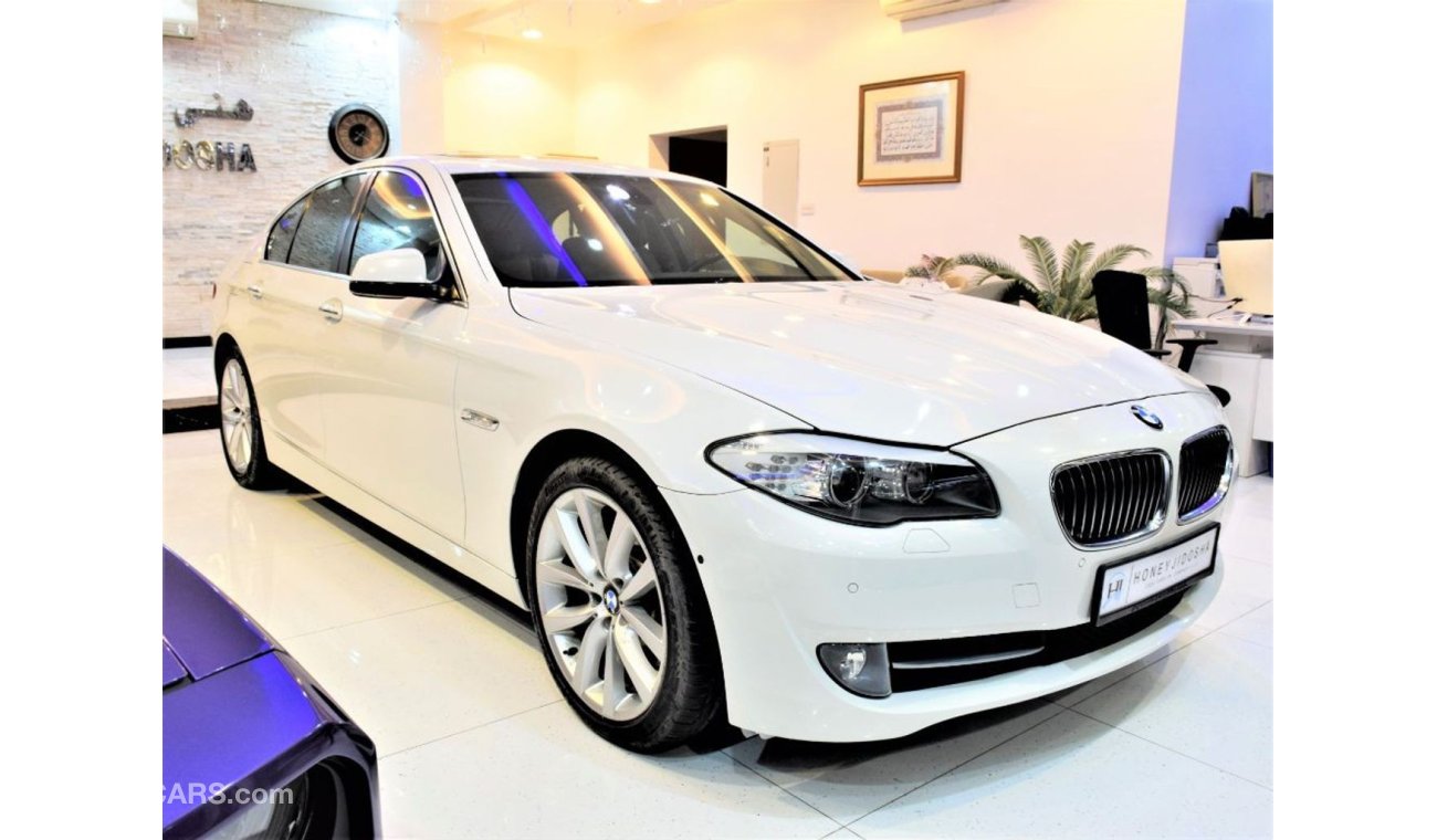 بي أم دبليو 535 AMAZING BMW 535i 2013 Model!! in White Color! GCC Specs