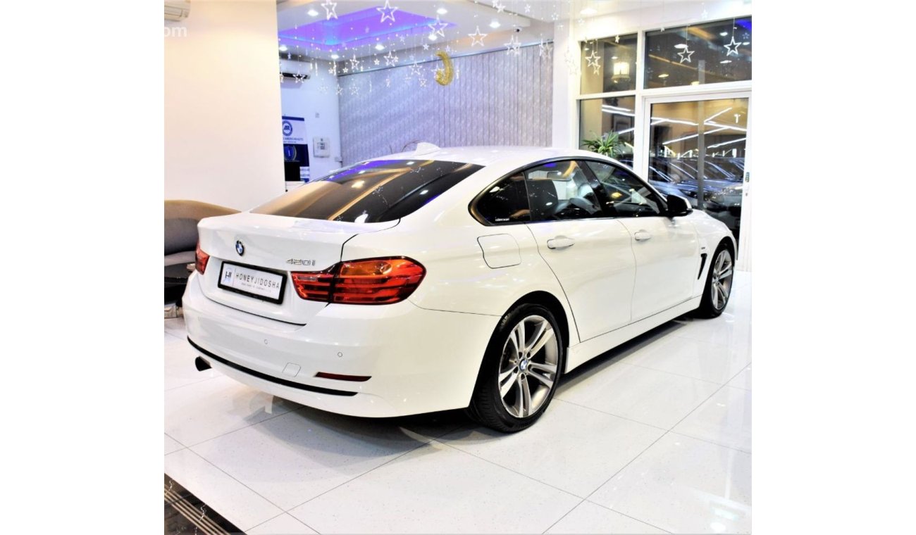بي أم دبليو 420 ONLY 84000 KM! BMW 420i Gran Coupe 2015 Model!! in White Color! GCC Specs