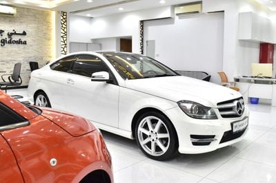 Mercedes-Benz C 250 EXCELLENT DEAL for our Mercedes Benz C250 Coupe ( 2015 Model ) in White Color GCC Specs