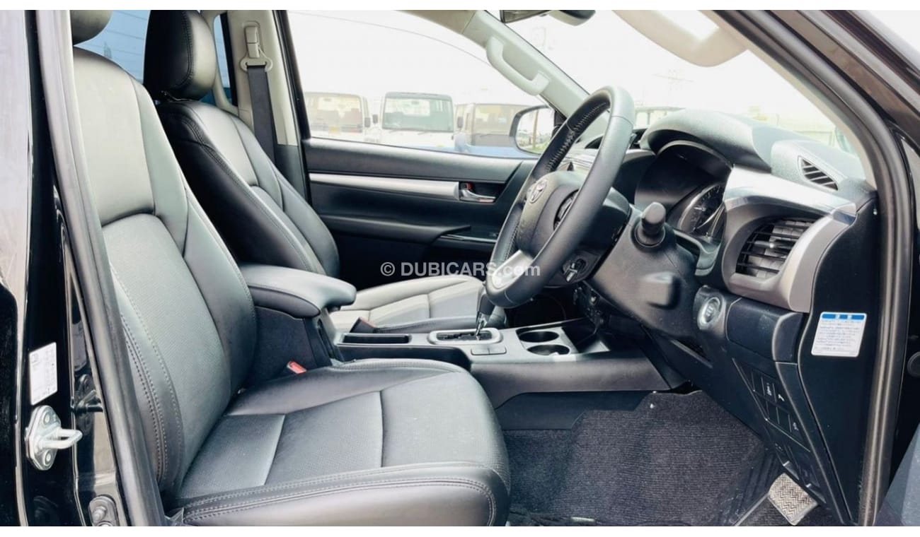 Toyota Hilux 2021 Black Modified [JAPAN Imported] Diesel AT 4WD Push Start 4CYL {RHD} Parking Sensors Premium Con