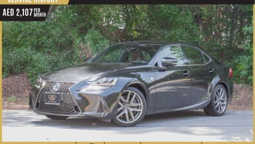 لكزس IS 350 AED 2,107/month 2019 LEXUS IS-350 | F-SPORT PLATINUM | GCC | FULL LEXUS SERVICE HISTORY | L34788