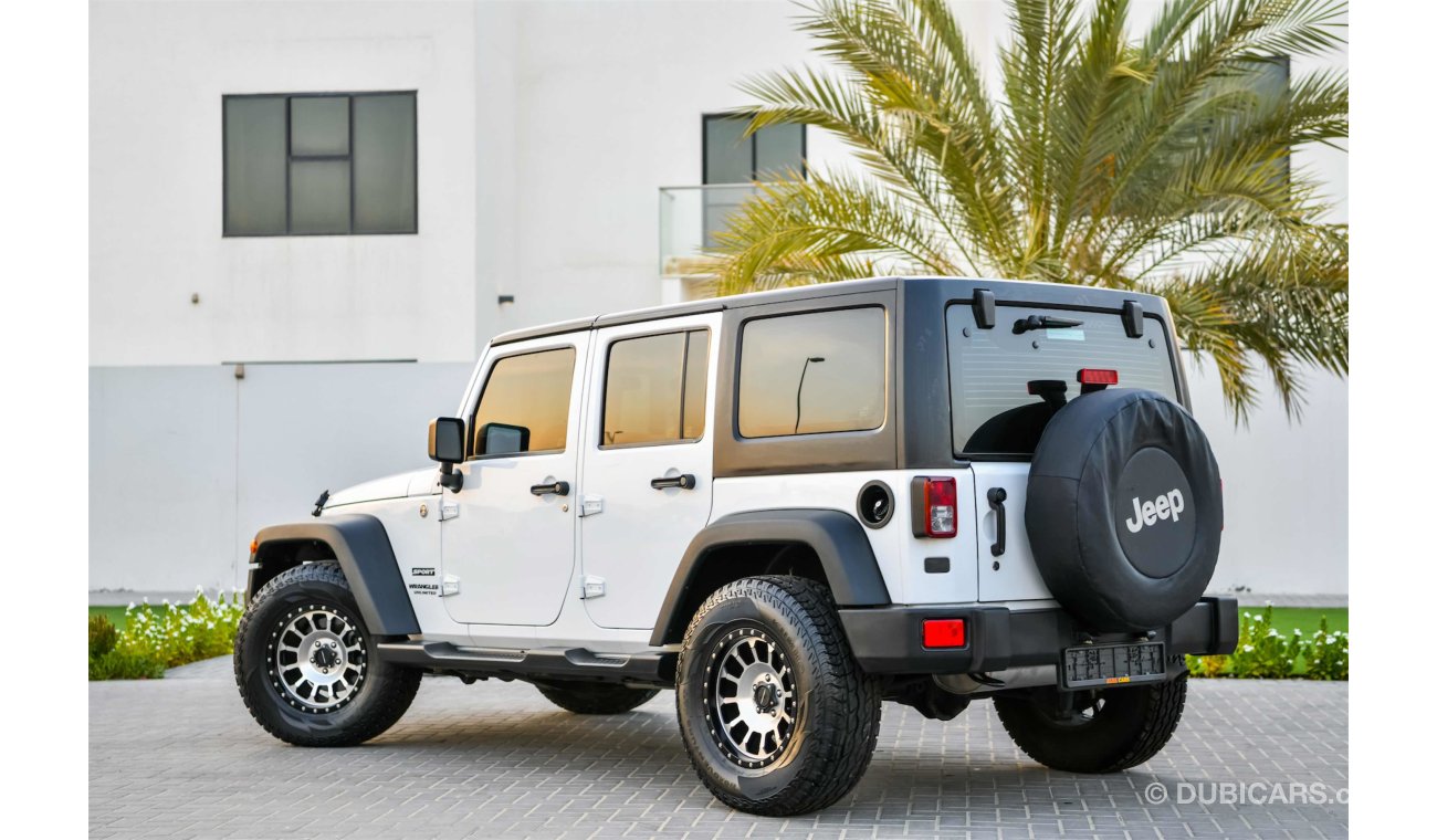 Jeep Wrangler Sport - AED 1,645 Per Month - 0% DP