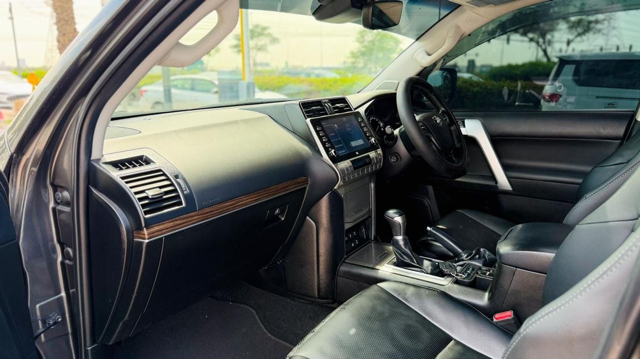 Toyota Prado 2021 | 2.8L DIESEL ENGINE | AT | RHD | SUNROOF | 360 VIEW CAMERA | COOL BOX | DIGITAL ODOMETER | ELE