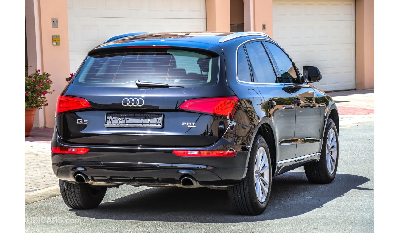 Audi Q5 2.0L 2014 ) GCC under Warranty with Zero Down-Payment.