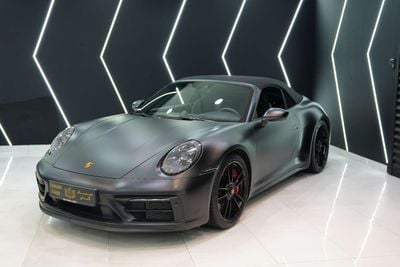 بورش 911 Carrera GTS 3.0L (450 HP) Convertible Bose Audio, Sport Chrono Package, Al Nabooda Warranty!!