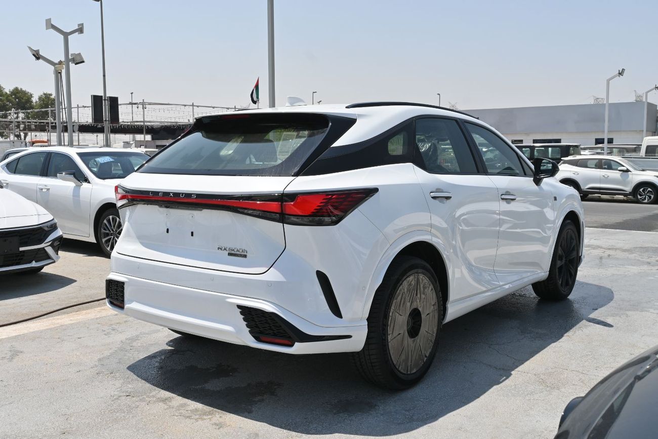 لكزس RX 500h F SPORT PERFORMANCE Lexus RX500h F-Sport 2.4L Turbo + Hybrid, AWD Model 2025 Color White
