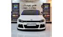 Volkswagen Scirocco EXCELLENT DEAL for our Volkswagen Scirocco R 2014 Model!! in White Color! GCC Specs