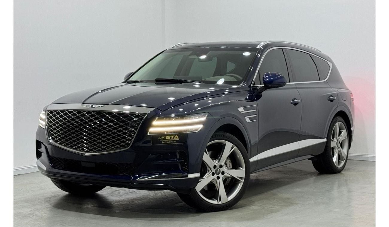 جينيسس GV80 Royal 3.5L AWD 2022 Genesis GV80, 2027 Genesis Warranty + Service Pack, Full Options, Low Kms, GCC