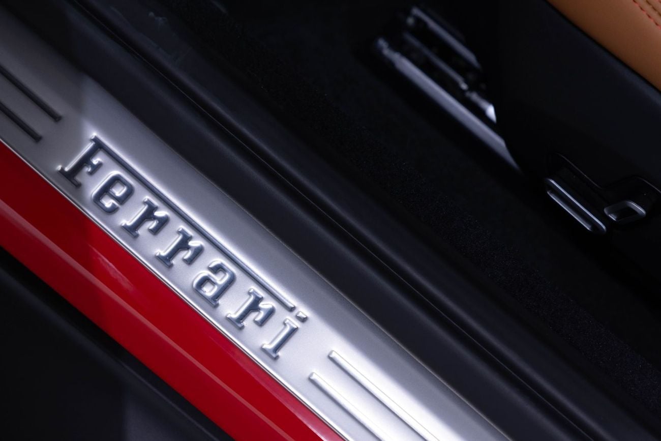 فيراري روما Spider – Delivery Mileage | Red Exterior | Cuoio Interior