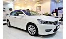 هوندا أكورد Amazing Honda Accord 2014 Model!! in White Color! GCC Specs