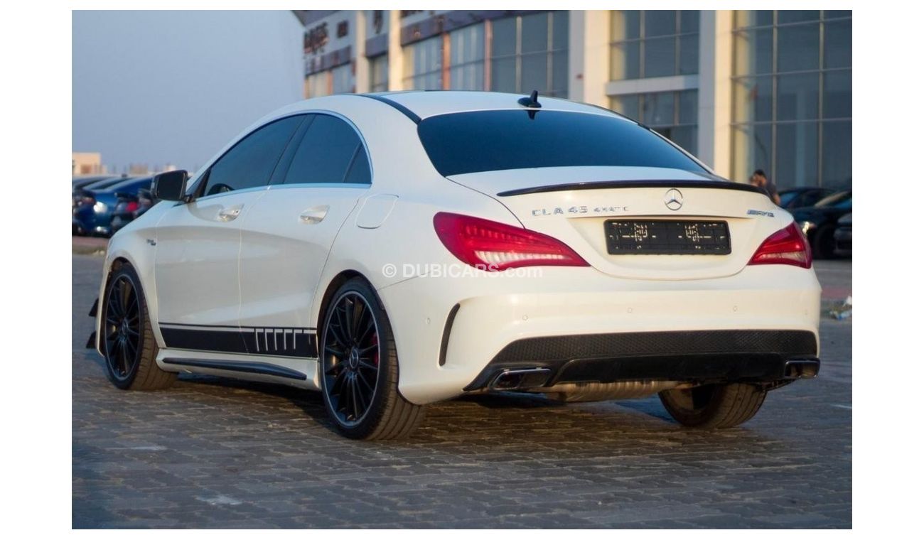 Mercedes-Benz CLA 45 AMG Mercedes *CLA45 AMG Turbo 2015* Std *PRICE*: 65,000 dirhams *mileage*: 102,000 km Gulf specification
