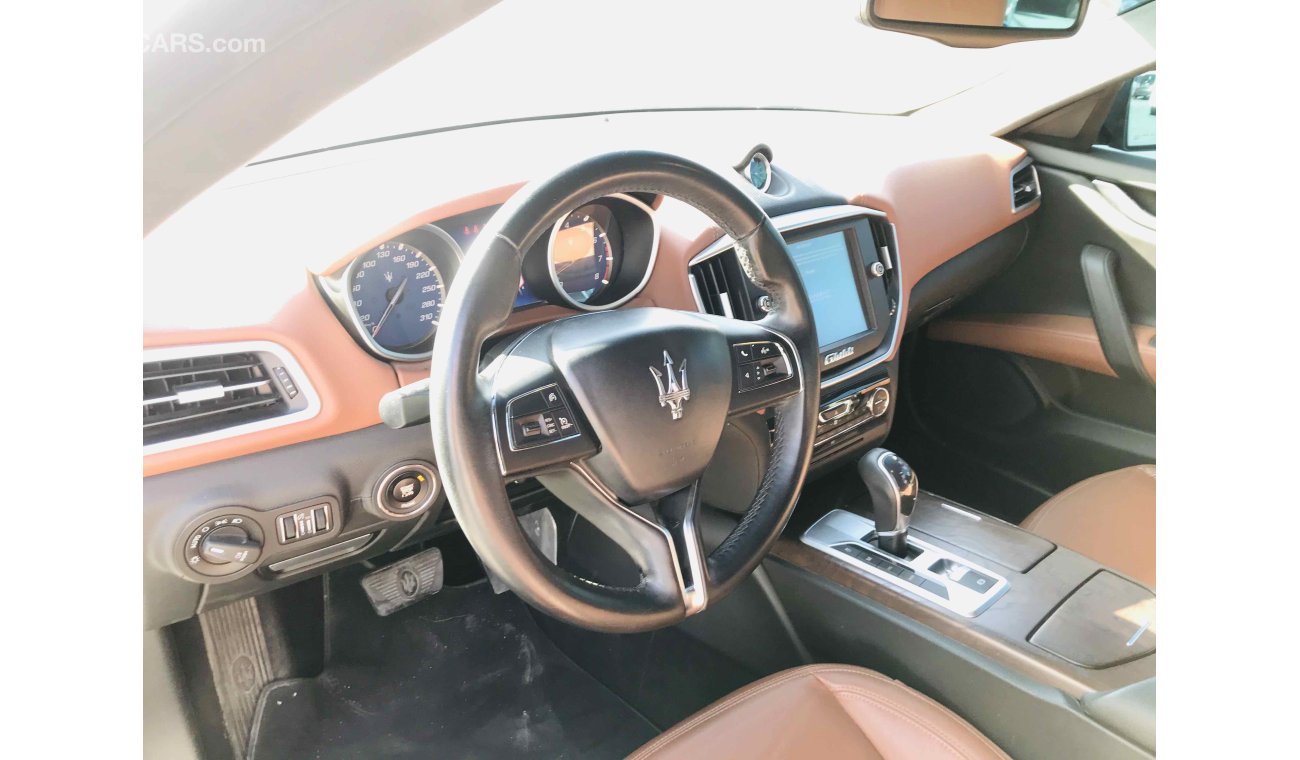 Maserati Ghibli سياره نظيفه جدا بحاله ممتازه بدون حوادث ضمان شاسيه جير ماكينه