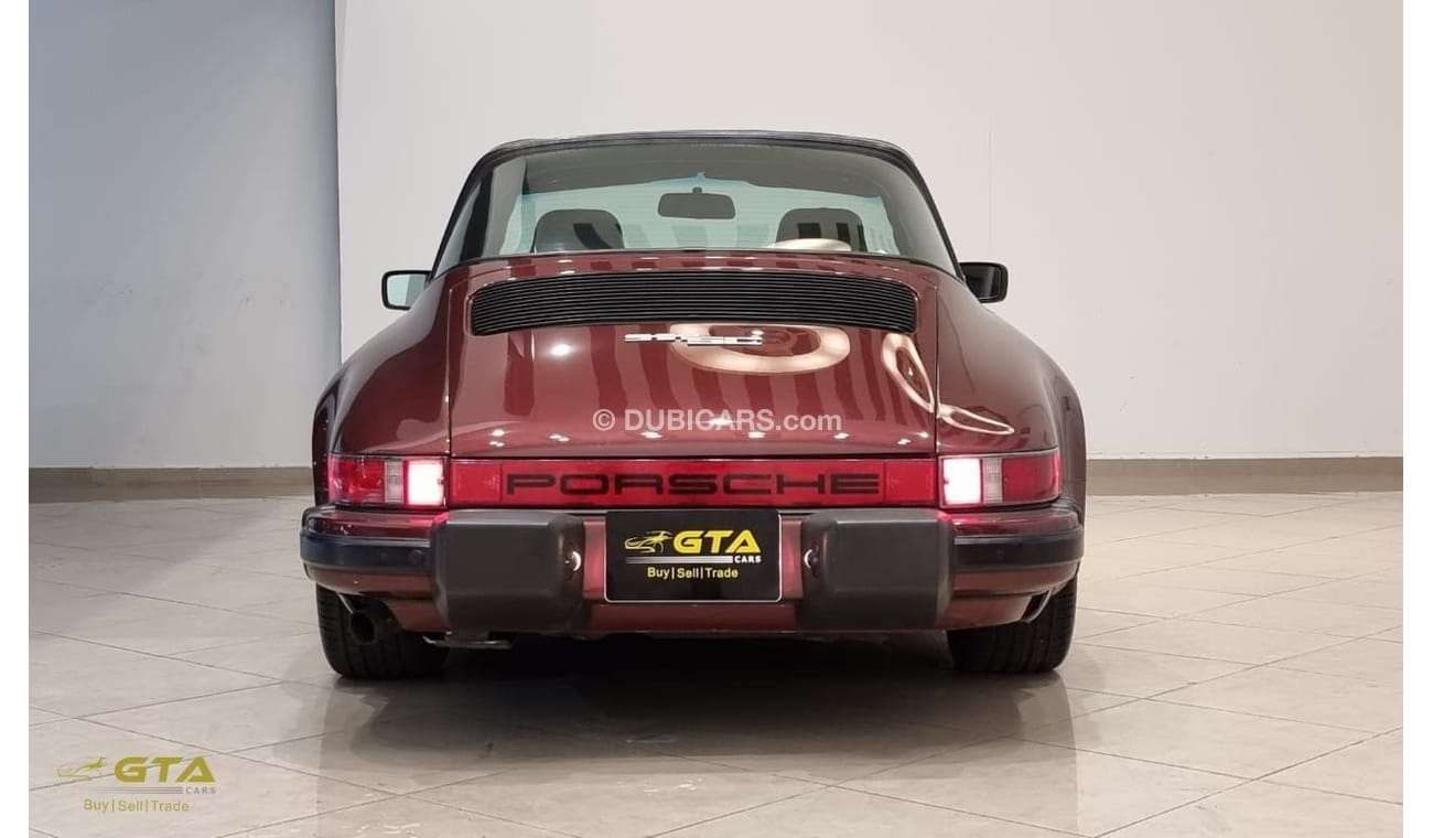 Porsche 911 1983 Porsche SC Targa 911, Full Service History, Usa Specs