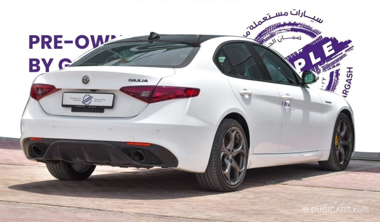 Alfa Romeo Giulia VELOCE 2.0 TURBO | GCC | WARRANTY | SERVICE CONTRACT