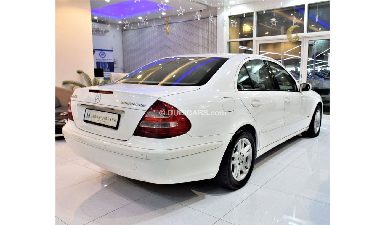 Mercedes-Benz E200 ORIGINAL PAINT ( صبغ وكاله ) Mercedes E200 2005 Model!! in White Color! GCC Specs