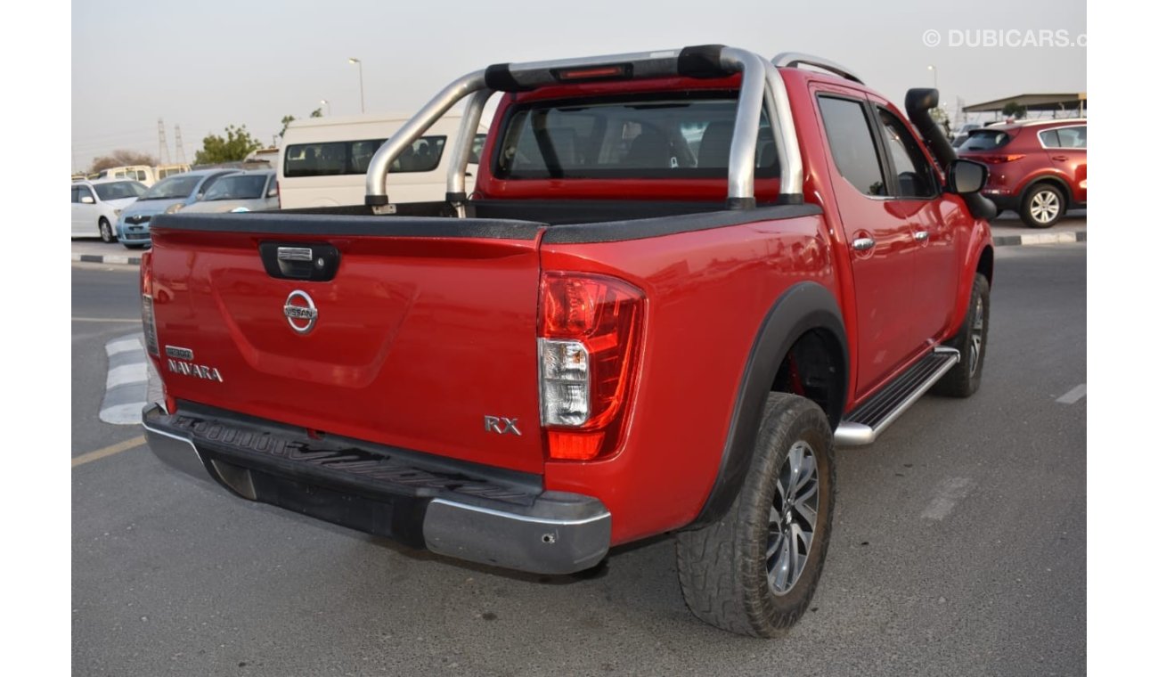 نيسان نافارا diesel right hand drive automatic full option 2.3L red color