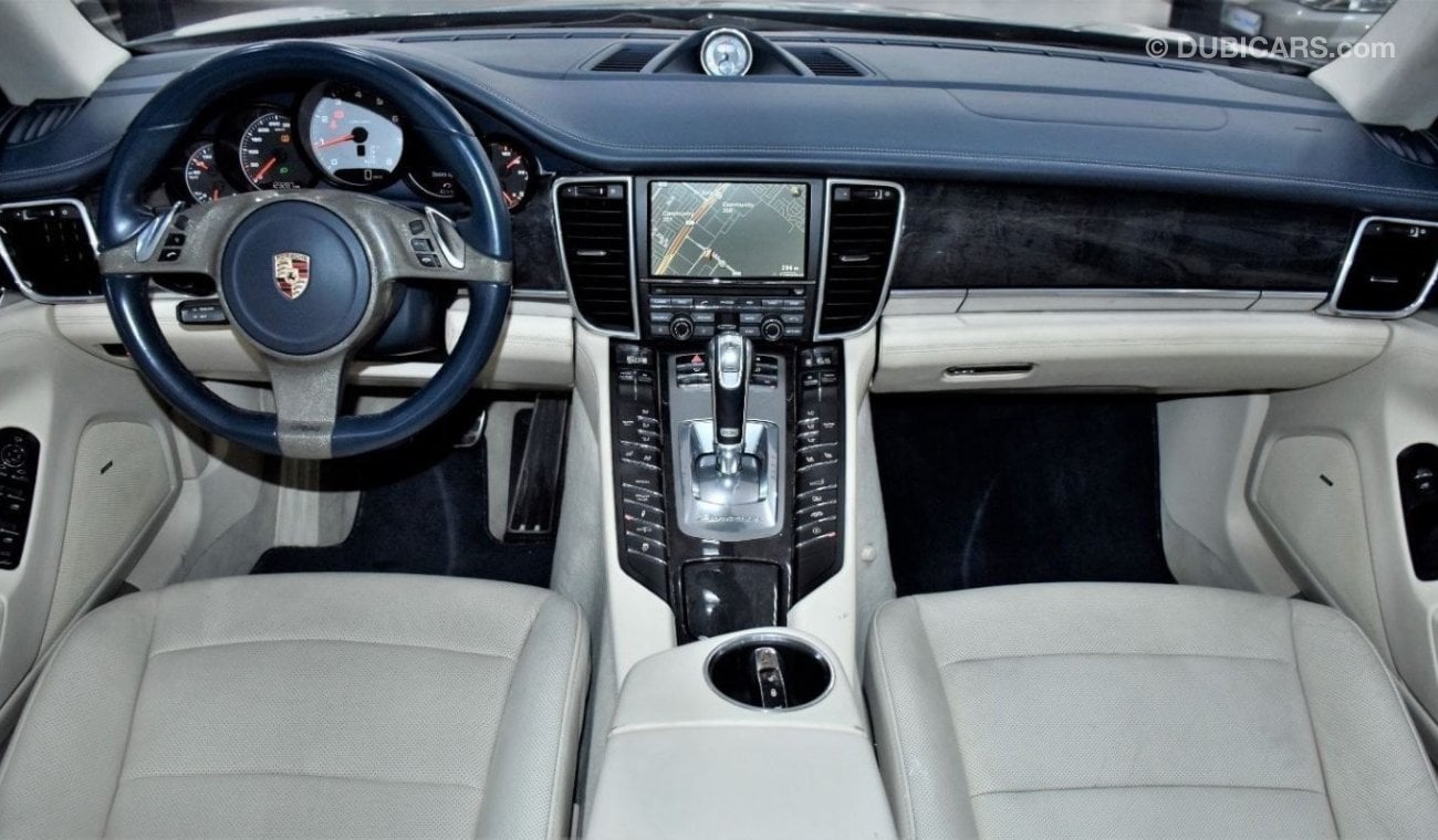 Porsche Panamera EXCELLENT DEAL for our Porsche Panamera 4S ( 2010 Model ) in Blue Color GCC Specs