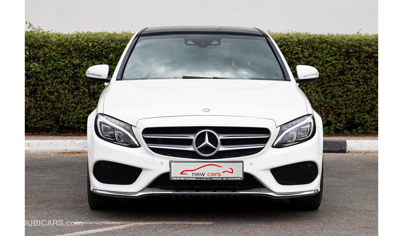 Mercedes-Benz C200 GCC - ASSIST AND FACILITY IN DOWN PAYMENT - 1750 AED/MONTHLY - 1 YEAR WARRANTY UNLIMITED KM AVAILABL