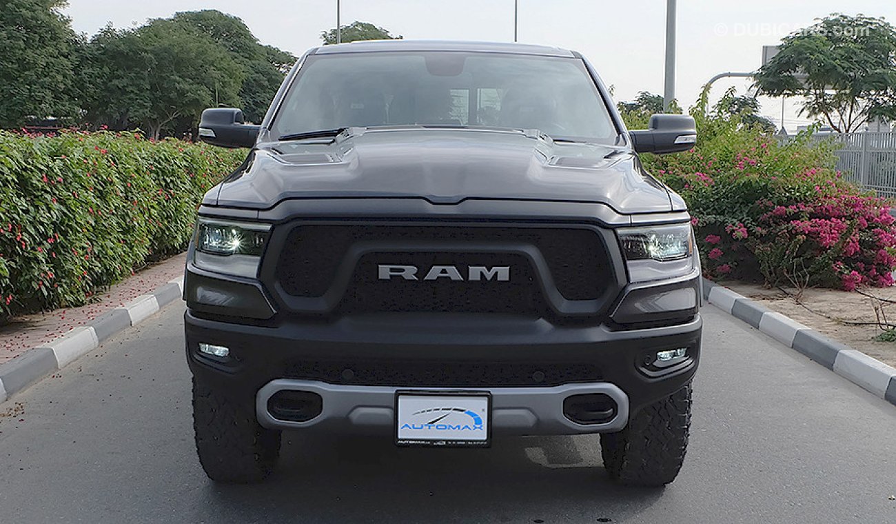 RAM 1500 1500 Rebel 2019 Crew Cab 4X4, 5.7L V8 GCC, 0km with 3 Years or 100,000km Warranty