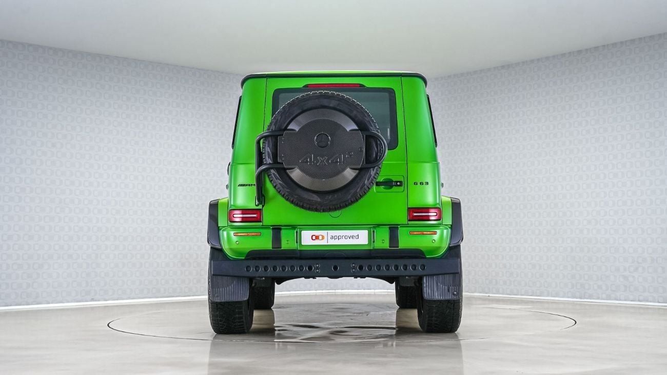 مرسيدس بنز G 63 AMG 4X4² Special Offer | AED 14,465 PM | Special Color, Warranty 2028 | G 63 AMG 4x4²