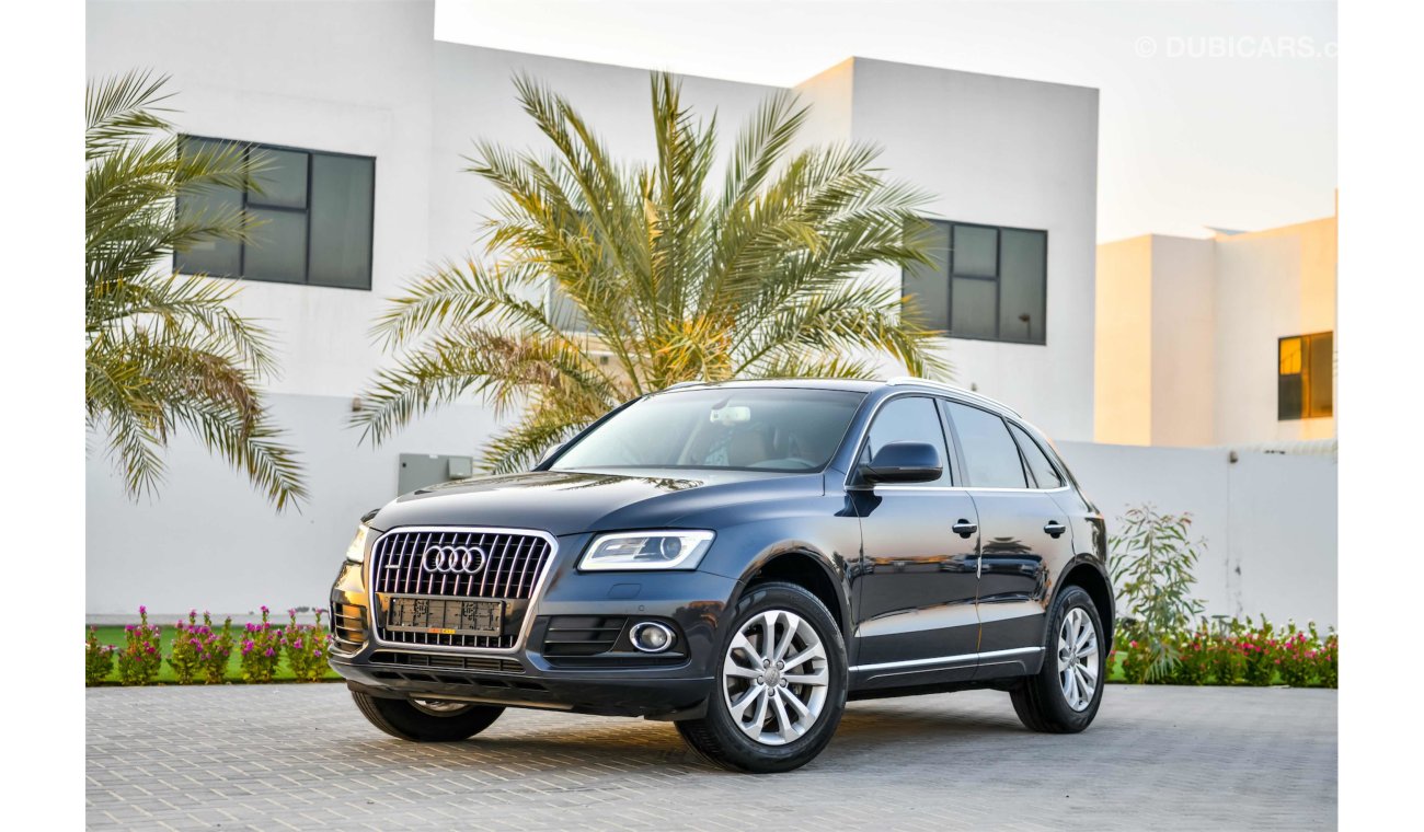 Audi Q5 TFSI Quattro  brand new condition, with chrome package  GCC - AED 1,449 PM - 0% DP